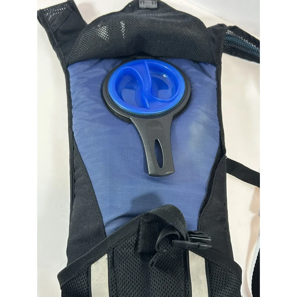 CamelBak Rogue Black/Blue Hydration Pack for Biking Hiking W/ Bladder